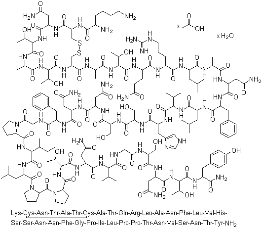 Pramlintide acetate, 196078-30-5, Manufacturer, Supplier, India, China