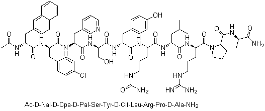 Cetrorelix acetate, 120287-85-6, Manufacturer, Supplier, India, China