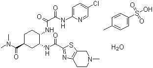 Edoxaban p-toluenesulfonate monohydrate, 1229194-11-9, Manufacturer, Supplier, India, China