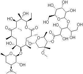 Erythromycin lactobionate, 3847-29-8, Manufacturer, Supplier, India, China