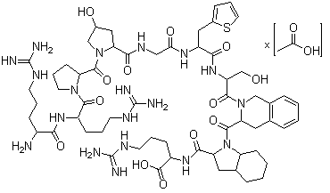 Icatibant acetate, 138614-30-9, Manufacturer, Supplier, India, China