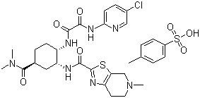 Edoxaban tosylate, 480449-71-6, Manufacturer, Supplier, India, China