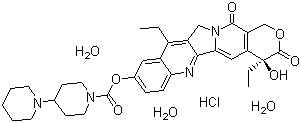 Irinotecan hydrochloride trihydrate, 136572-09-3, Manufacturer, Supplier, India, China
