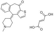 Ketotifen fumarate, 34580-14-8, Manufacturer, Supplier, India, China